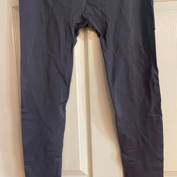 Gymshark Seamless Leggings Medium Charcoal Grey Citrus Yellow - Picture 4 of 9